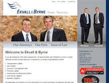 Tablet Screenshot of ekvallbyrne.com